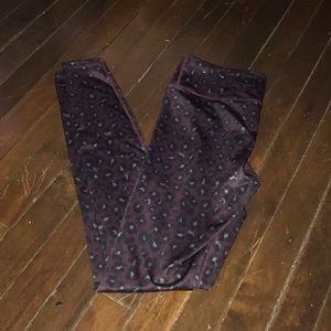 joylab leopard print high rise workout leggings